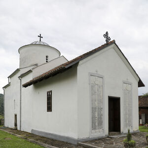 Northwest view of the church